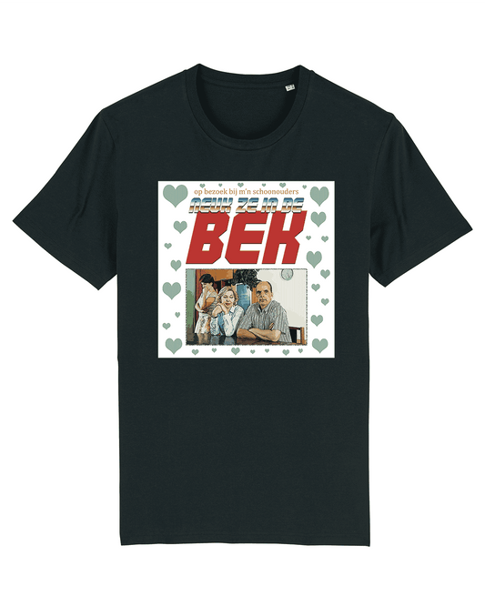 op bezoek bij mijn schoonouders n*uk ze in de bek Zwart Volviers T-Shirt