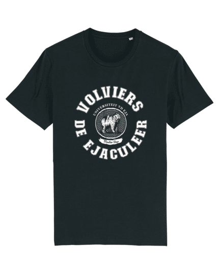 De ejaculeer Zwart Volviers T-Shirt