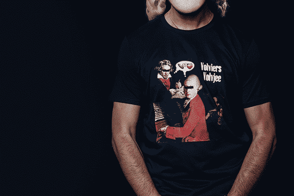Volviers T-shirt Zwart Bach en Beethoven